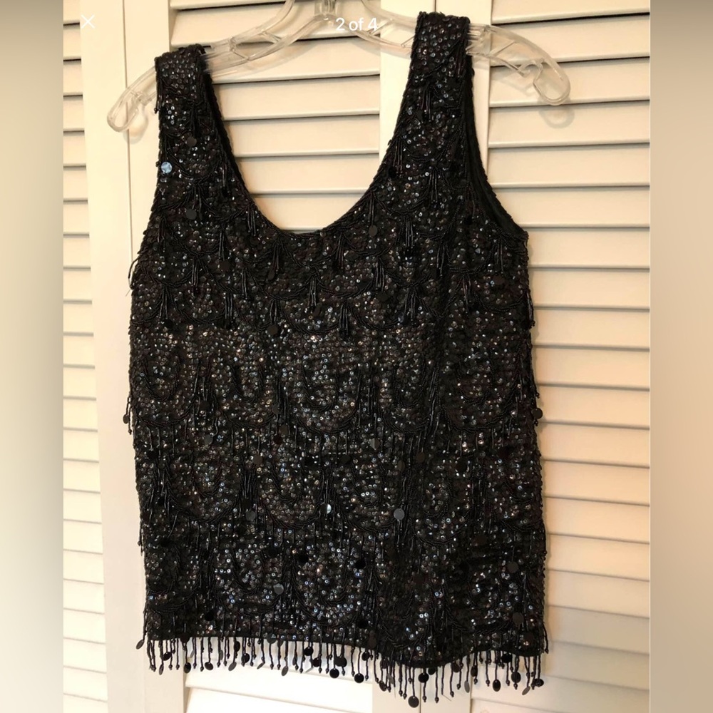 Vintage sequin top